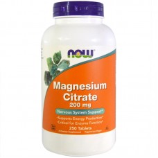 NOW - Magnesium Citrate (250таб 125 порций)